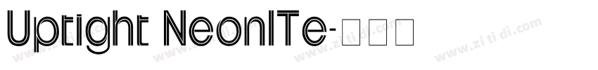 Uptight NeonlTe字体转换